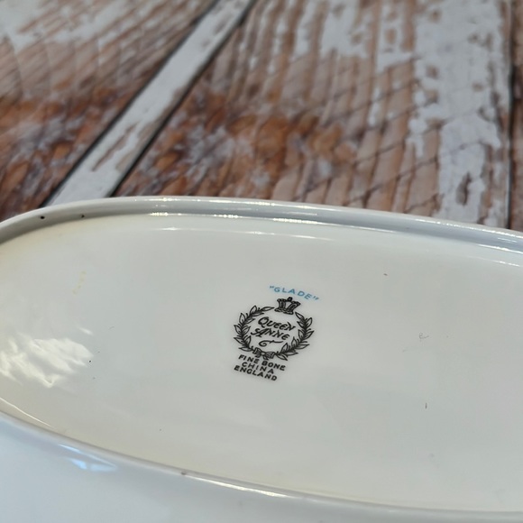Queen Anne’s Fine Bone China Glass Dish - Picture 4 of 6